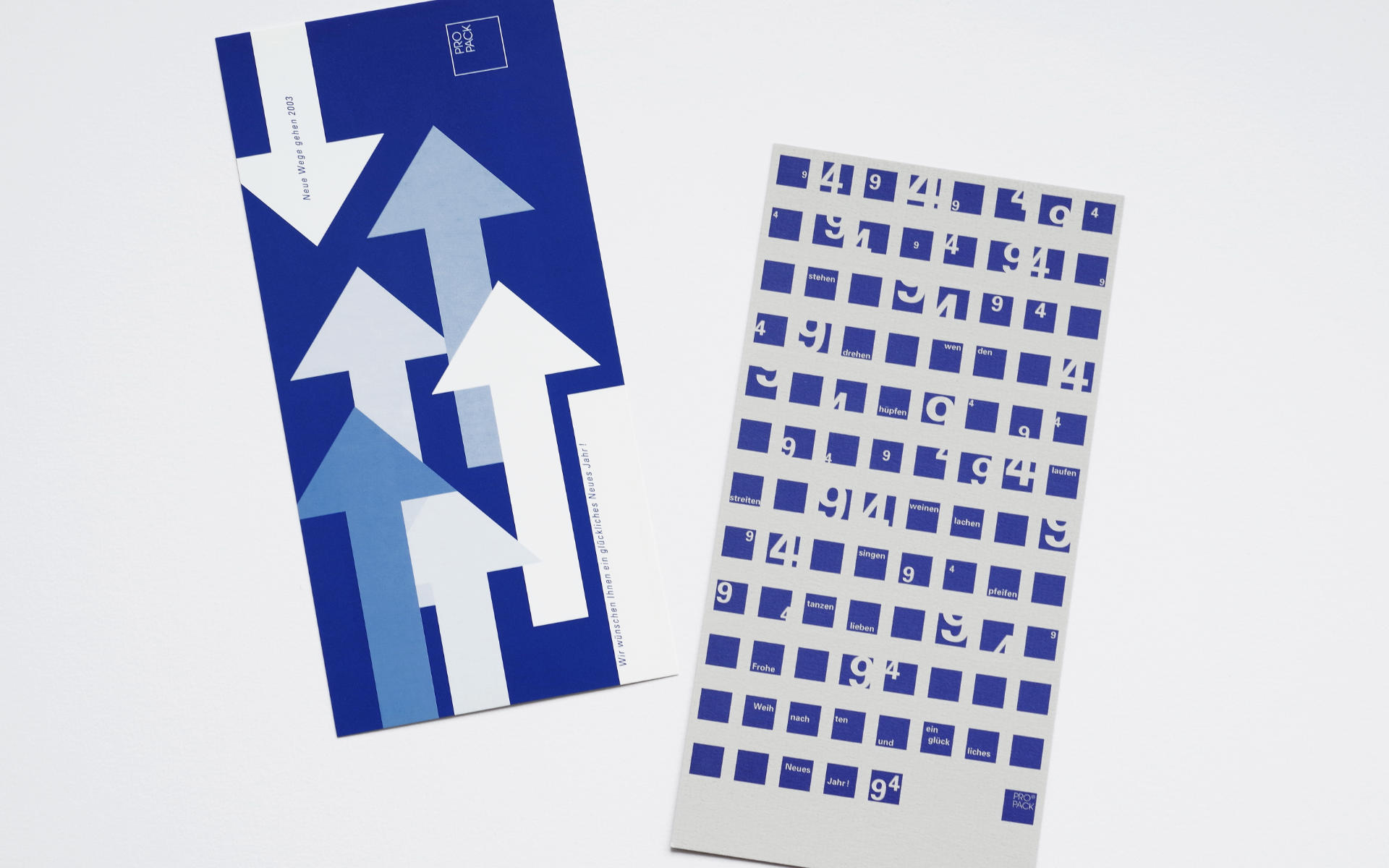 Propack Neujahrskarten Corporate Design Berlin