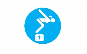 Regenbogenforellen eV Logoentwicklung Schwimmverein