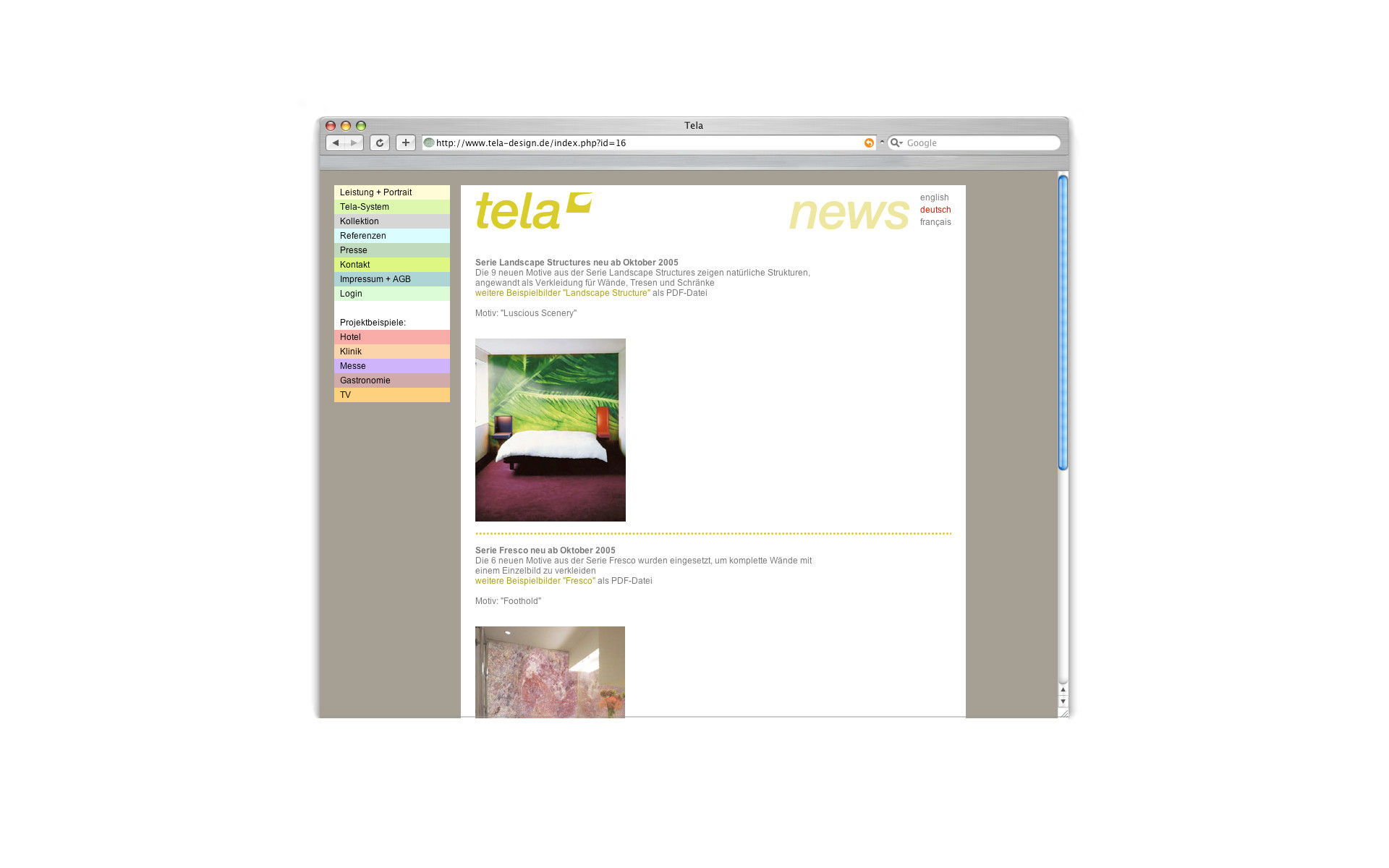 Tela Website Shop Webpage Berlin