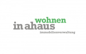 Wohnen in Ahaus Logo Signet Grafik Design