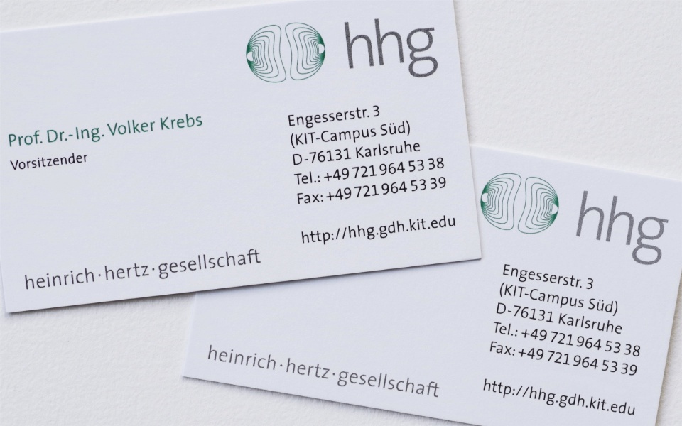 Heinrich Hertz Gesellschaft Briefausstattung Logoentwicklung